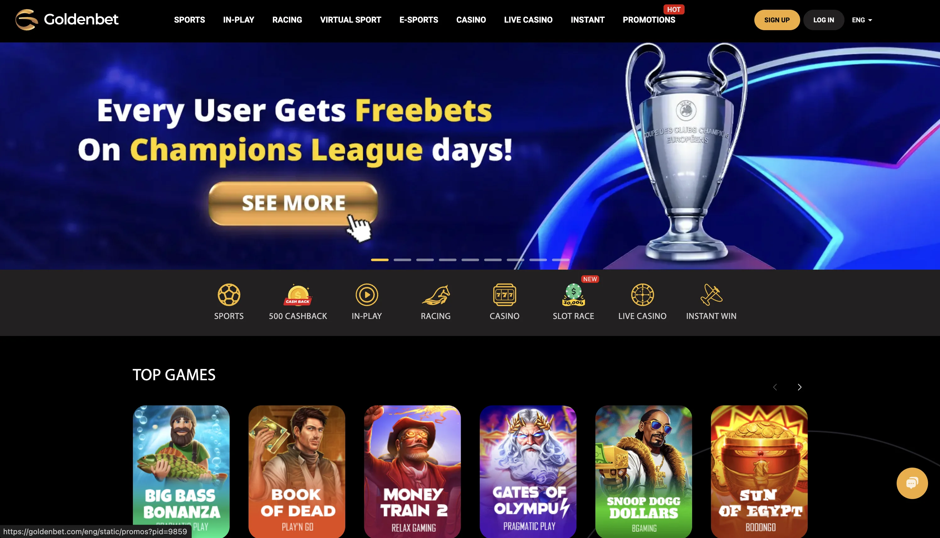 Goldenbet Screenshot
